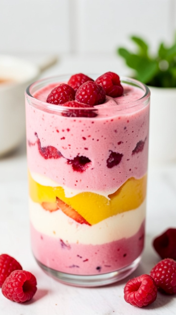 Raspberry Peach Sunrise