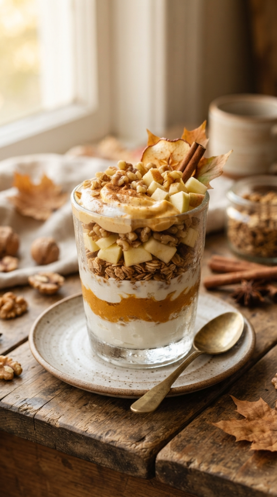 Pumpkin Apple Breakfast Parfait