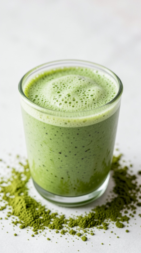 Creamy Matcha Green Tea Latte Smoothie