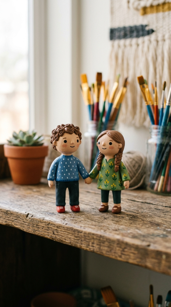Tiny Couple Figures