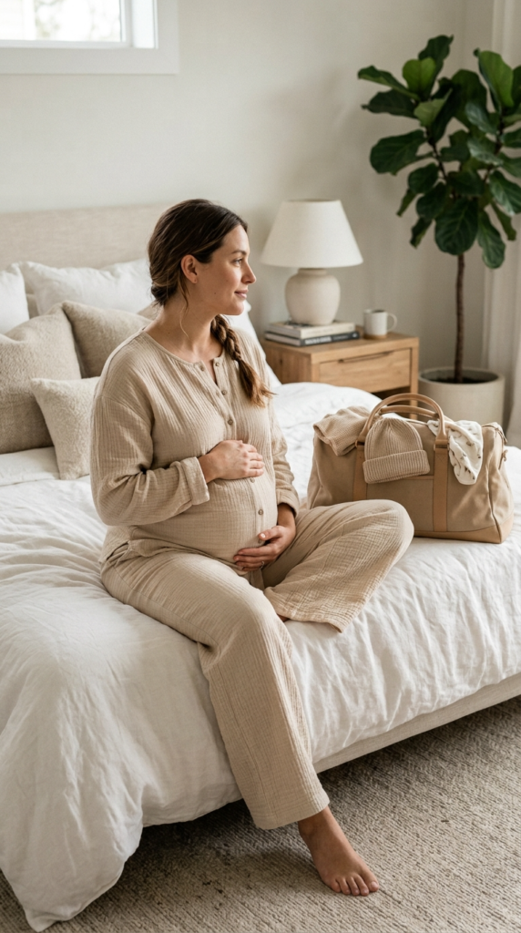 Hospital Bag-Ready Loungewear Set