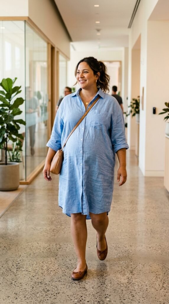 Button-Down Shirt Dress