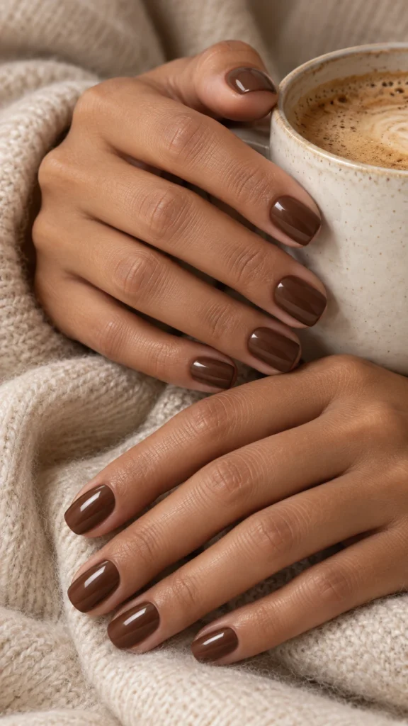 Classic Milk Chocolate Manicure