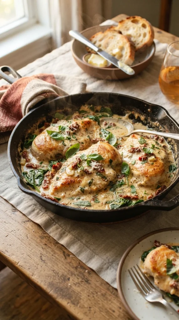  Creamy Tuscan Chicken