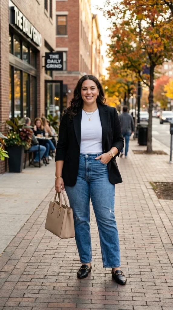 Over a Simple White Tee and Jeans