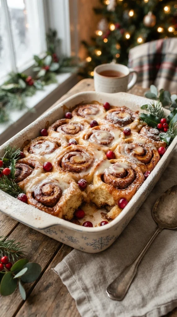 Overnight Cinnamon Roll Casserole