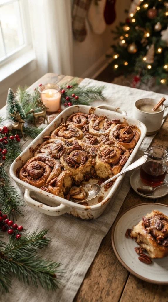 Overnight Cinnamon Roll Casserole