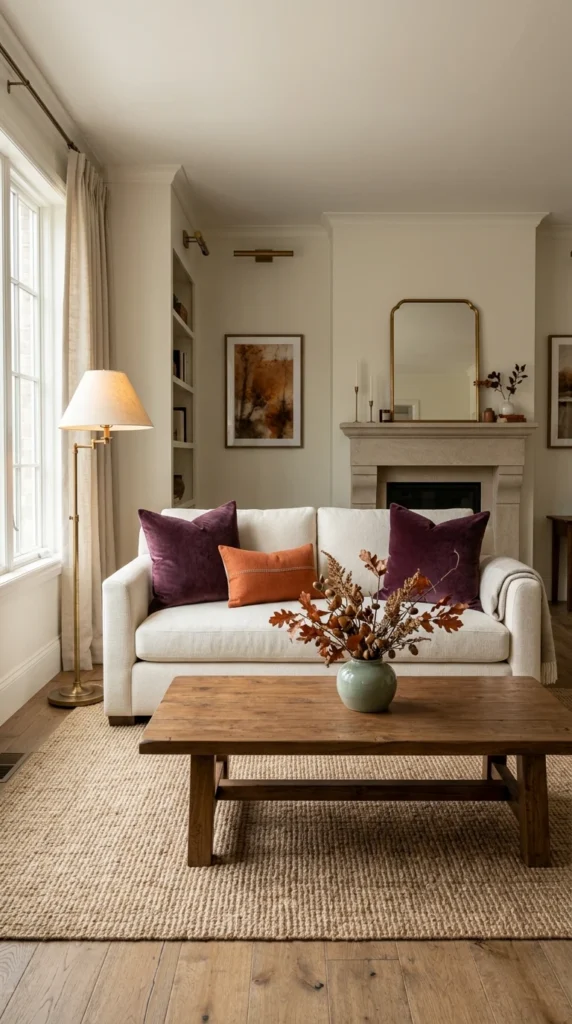 Plum Velvet Throw Pillows