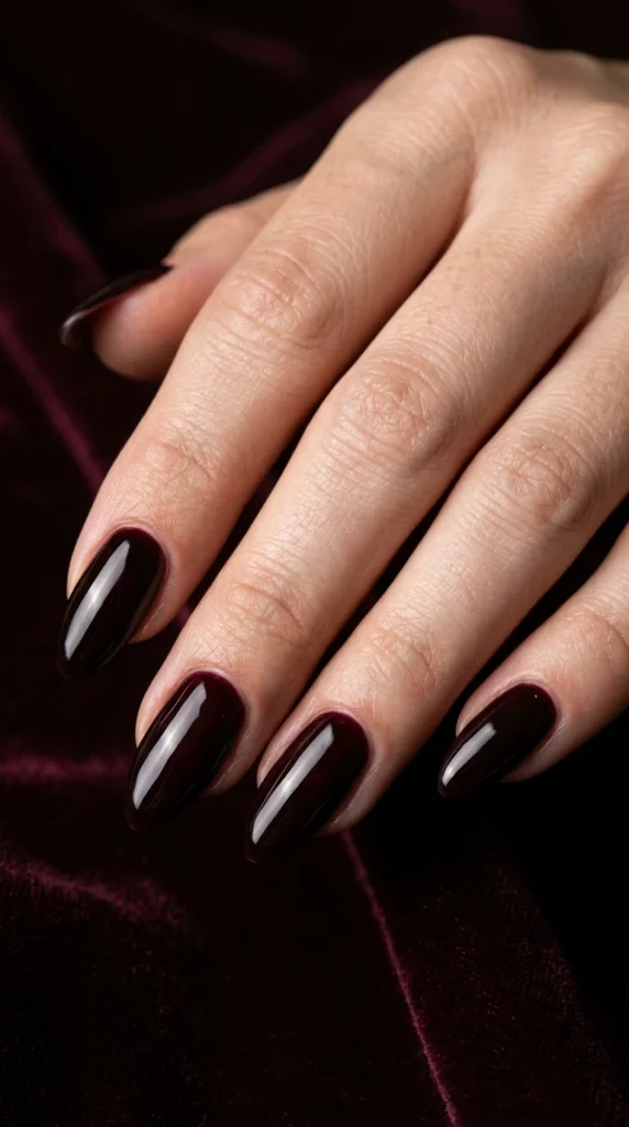 Vamp Romantic Dark Nails