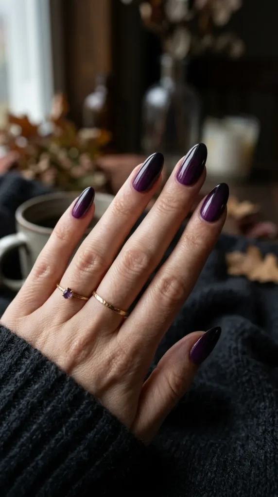 Amethyst and Black Ombre