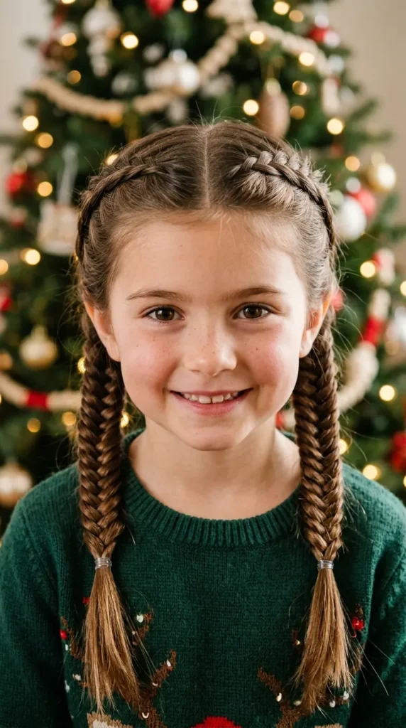 Fishtail Braid Pigtails
