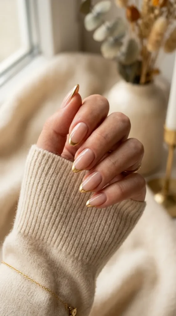  Metallic French Tip