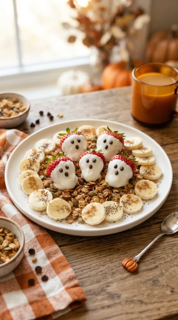  Spooky Strawberry Ghosts