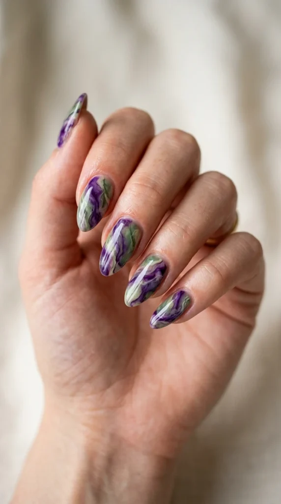 Cabbage-Inspired Purple and Green
