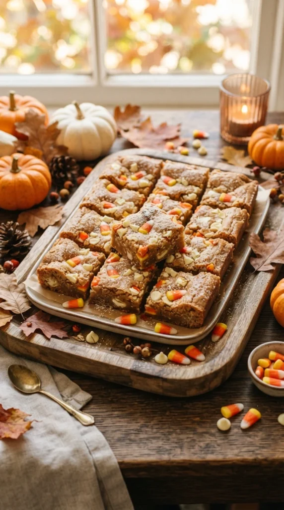 Candy Corn Blondies