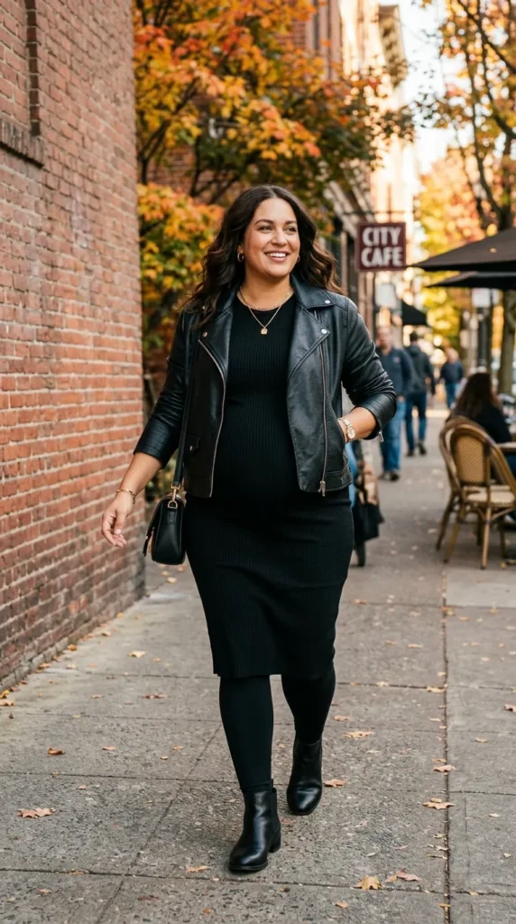 Faux Leather Moto Jacket