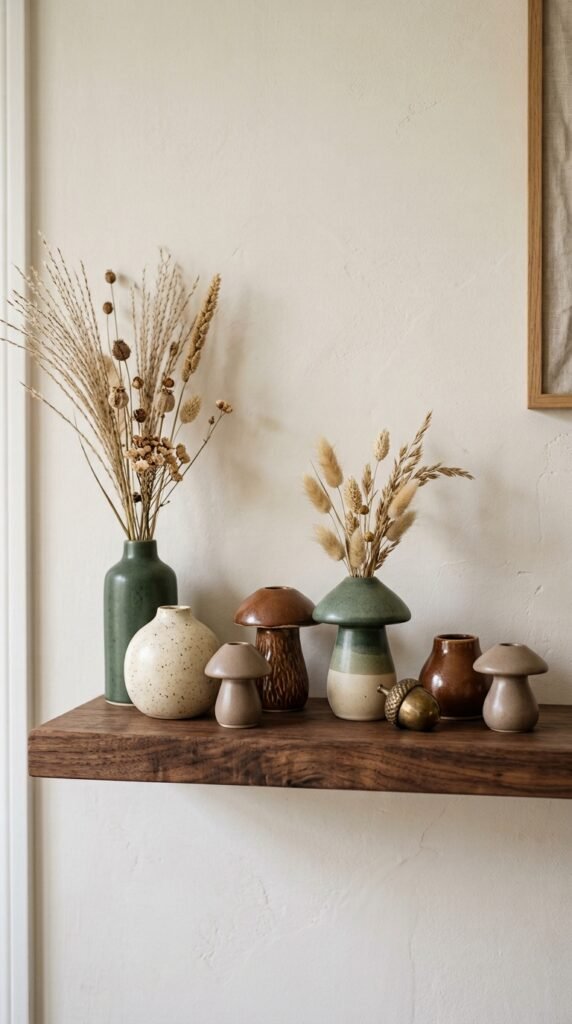 Mushroom Ceramic Vase Collection