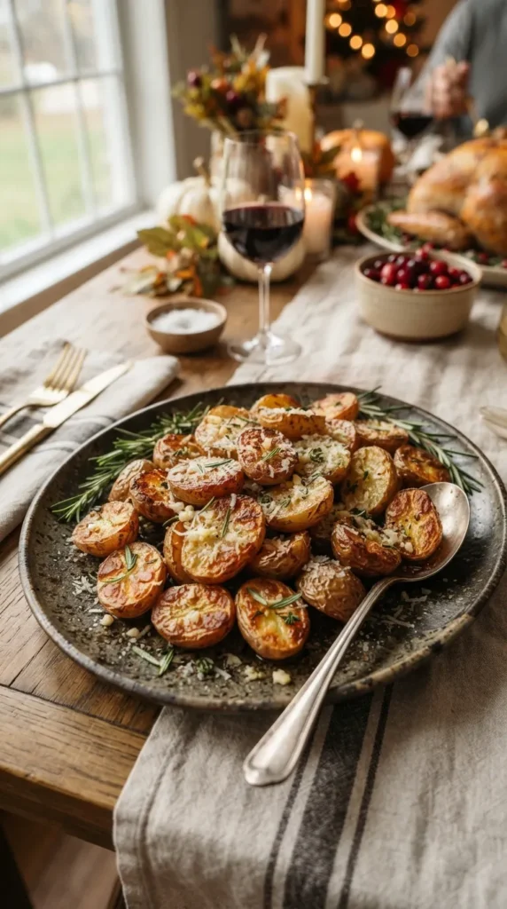 Parmesan Garlic Roasted Potatoes