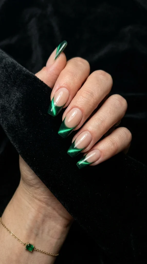 Cat Eye Green Tip Shimmer