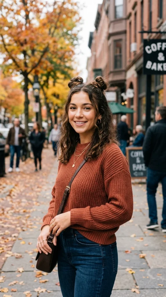 Half-Up Space Buns