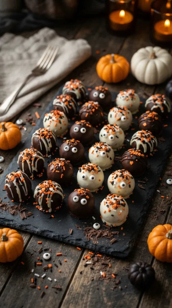 Halloween Oreo Truffles