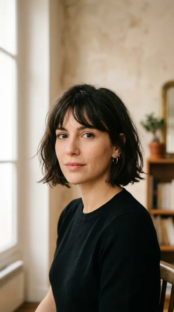 French Bob with Piece-y Bangs