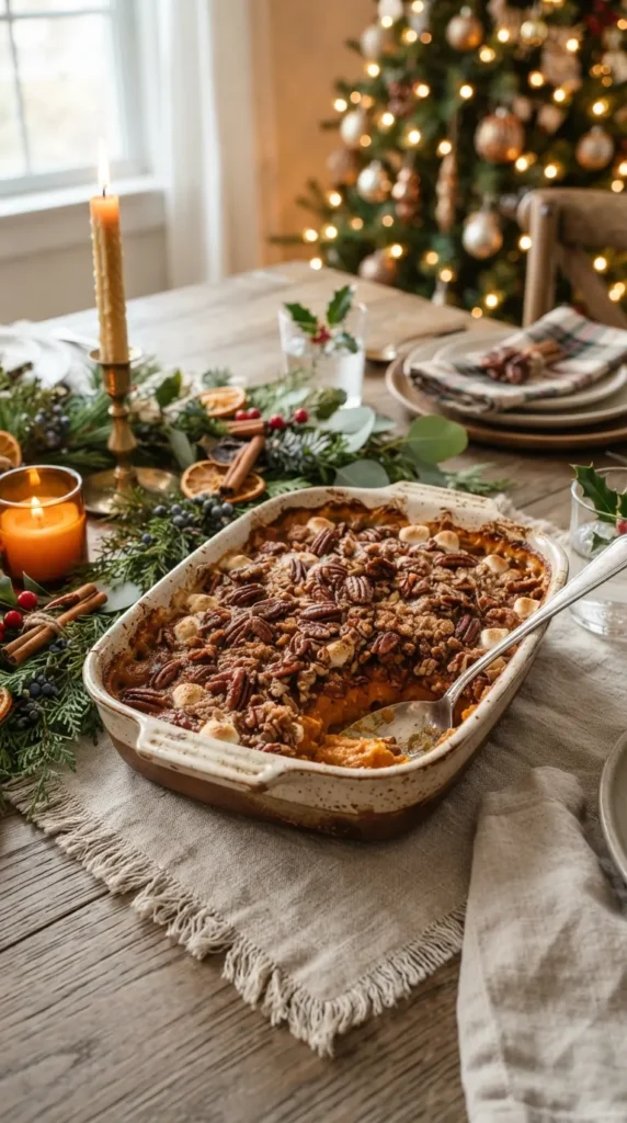 Sweet Potato Casserole With Pecans