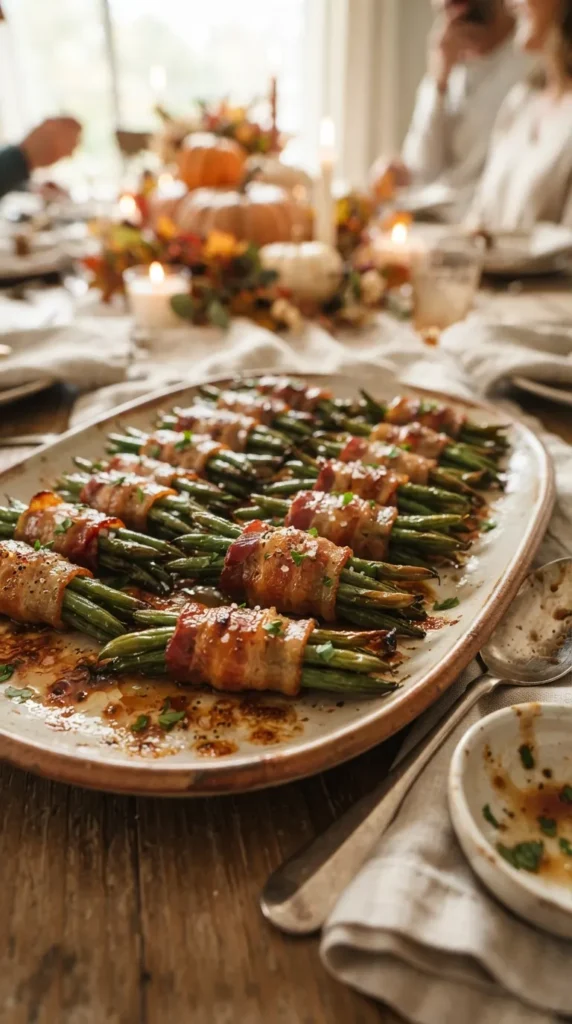 Bacon-Wrapped Green Bean Bundles