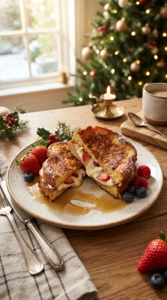 Cream Cheese Stuffed French Toast