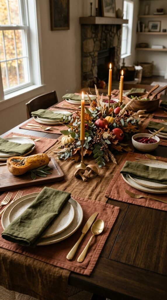 Harvest Toned Table Linens