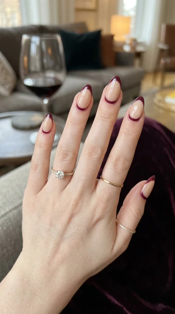 Deep Burgundy Reverse French