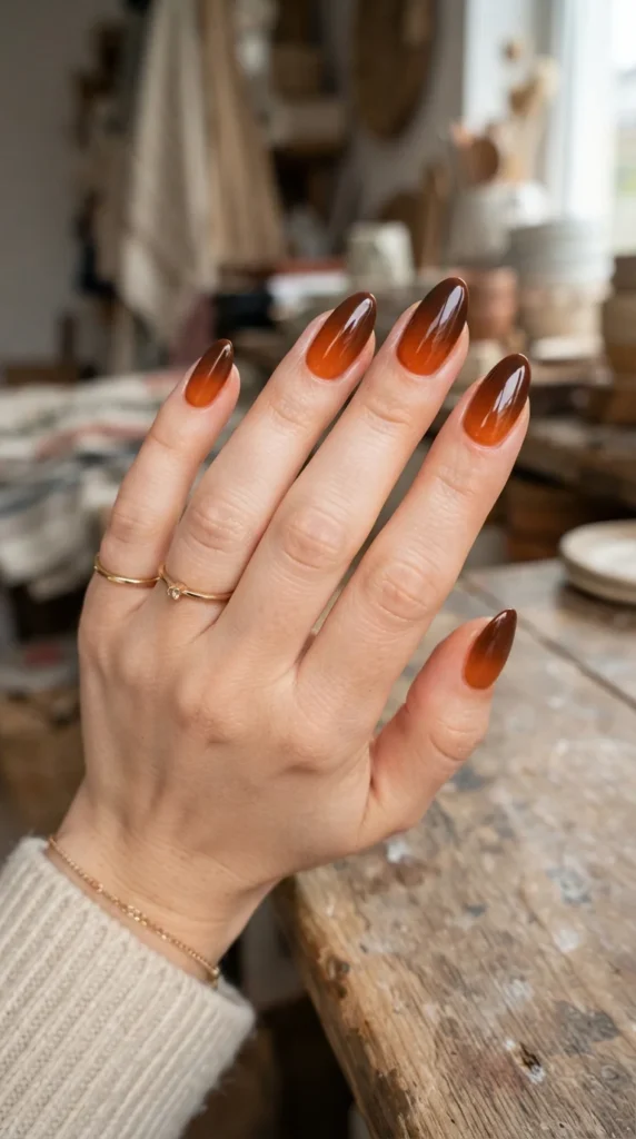 15. Deep Rust Ombre