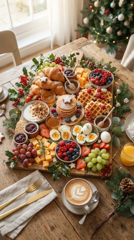 Festive Christmas Breakfast Board