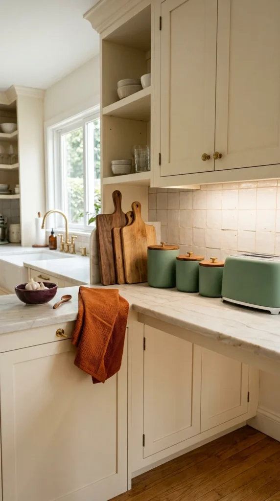 Jade Green Kitchen Backsplash Accents