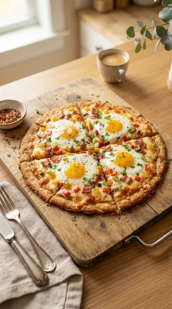 Keto Breakfast Pizza