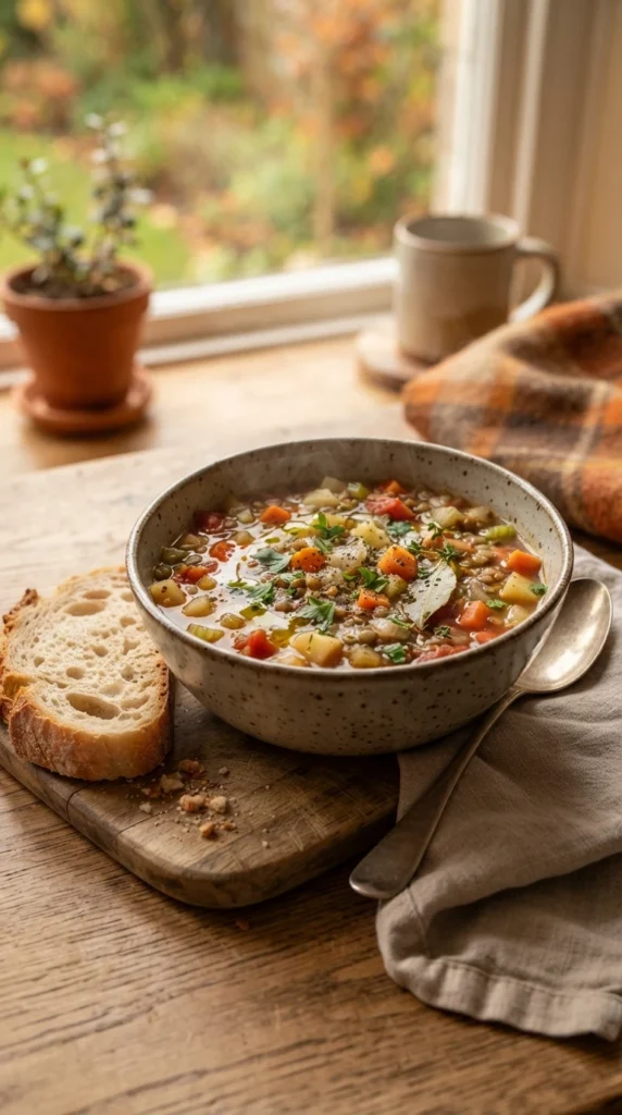  Lentil and Vegetable Soup