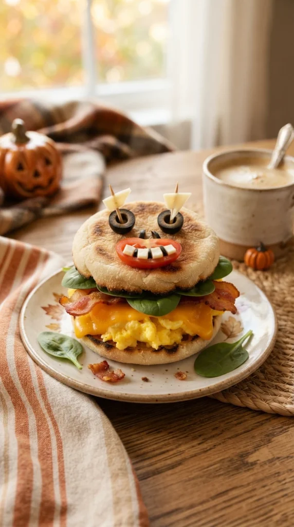 Monster Breakfast Sandwiches