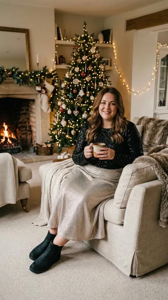 Two-Piece Sparkly Set