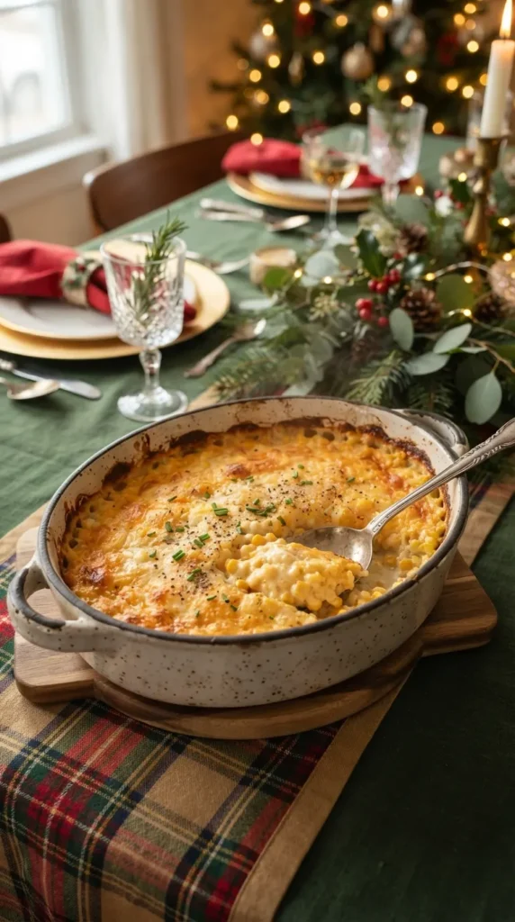 Easy Christmas Corn Casserole