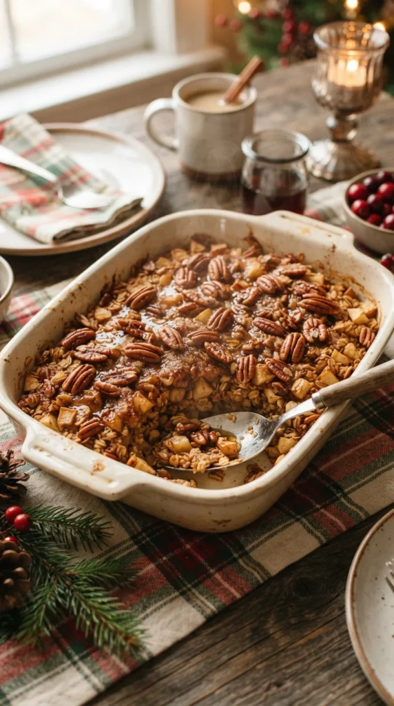 Maple Pecan Baked Oatmeal