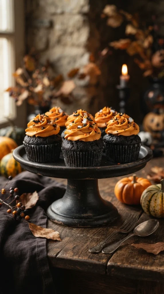 Black Cocoa Cupcakes