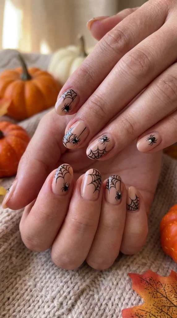  Halloween Spider Nails