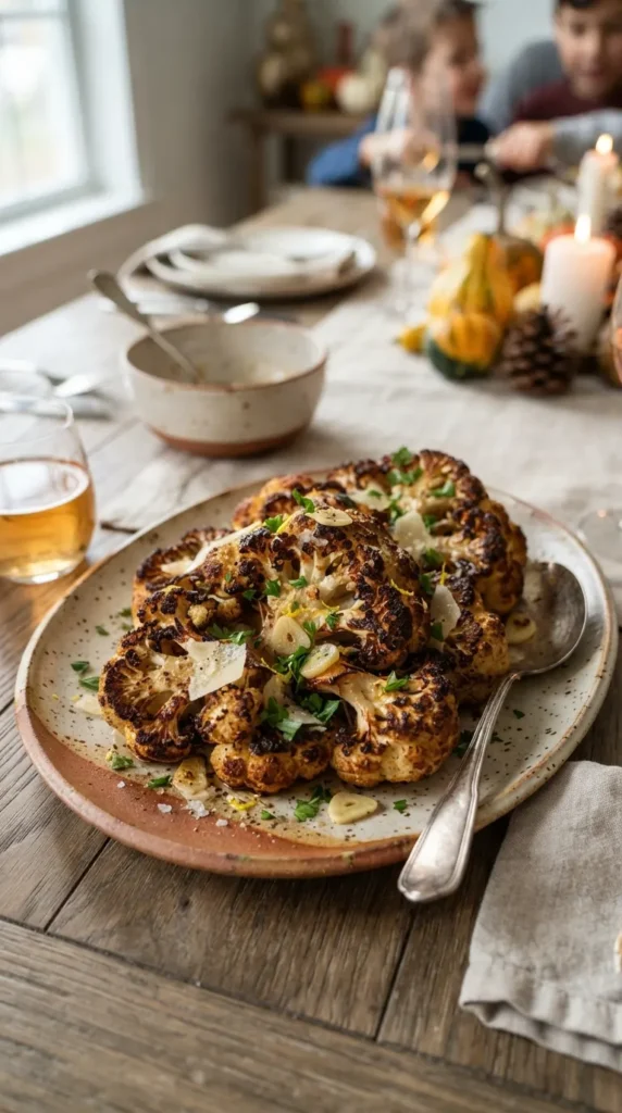 Roasted Garlic Cauliflower