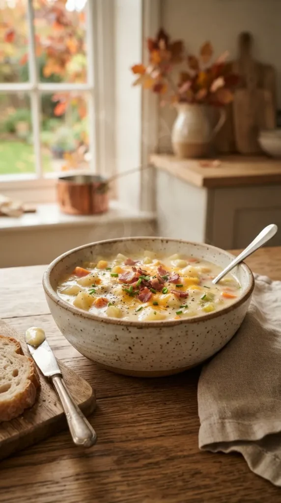 Slow Cooker Creamy Potato Soup