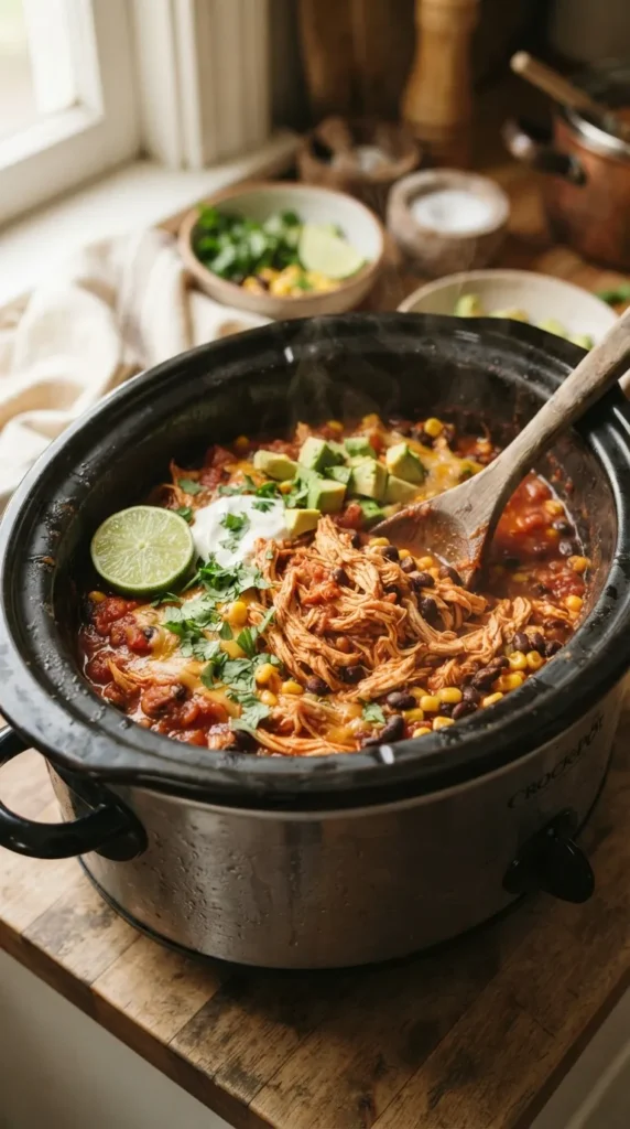  Slow Cooker Salsa Chicken