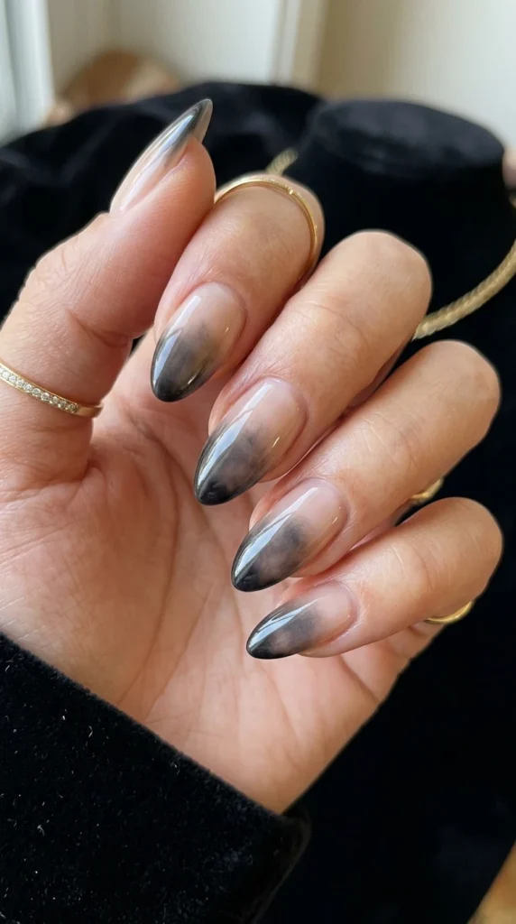 Smoky Gray Ombre Tip
