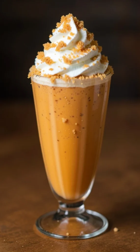 Creamy Pumpkin Pie Milkshake