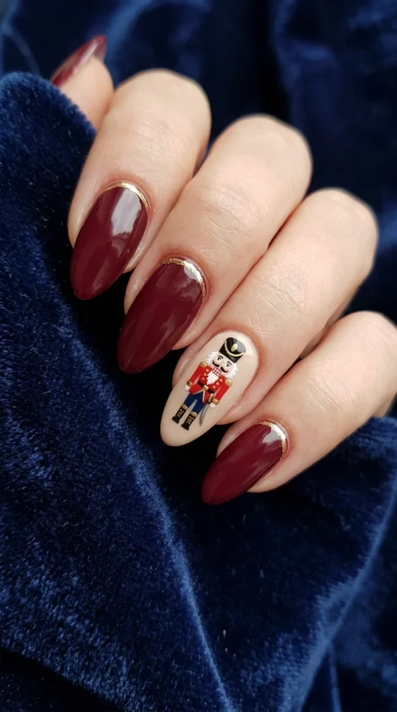 Classic Nutcracker Accent Nail