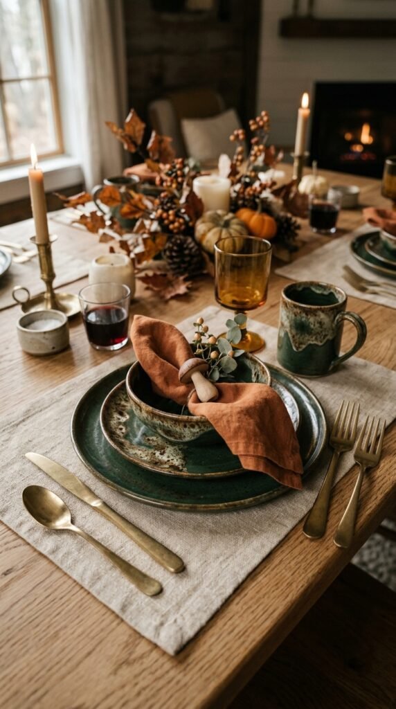 Earthy Ceramic Dinnerware Set