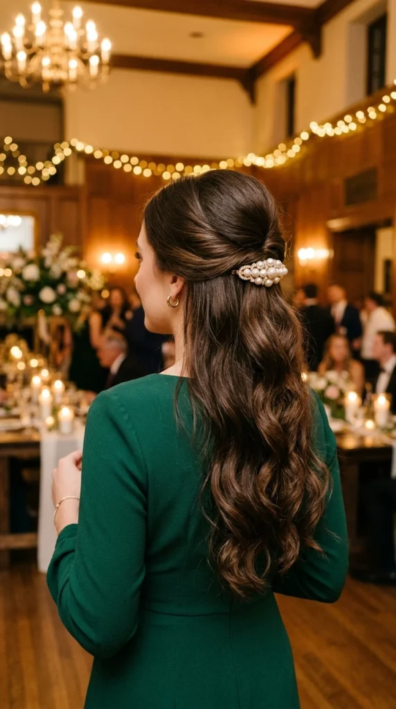 Half-Up with a Statement Clip